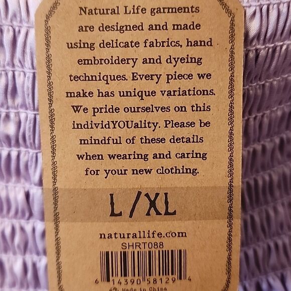Natural life Shorts NWT Lavender L-XL ( I have 3 other colors in this style) - Picture 6 of 7